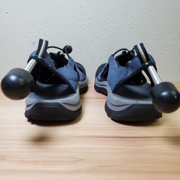 Keen Womens Size 9 Venice Hiking Sandals Blue Black Water Shoes Camping Gorpcore - Picture 8 of 13